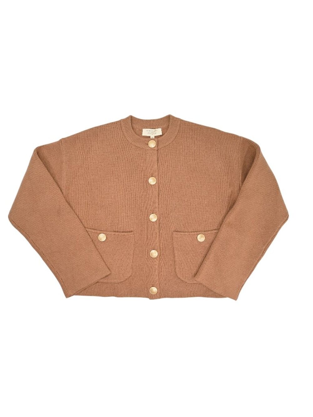 Sezane Valerio Cardigan in Camel